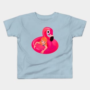 Flamingo Float Kids T-Shirt